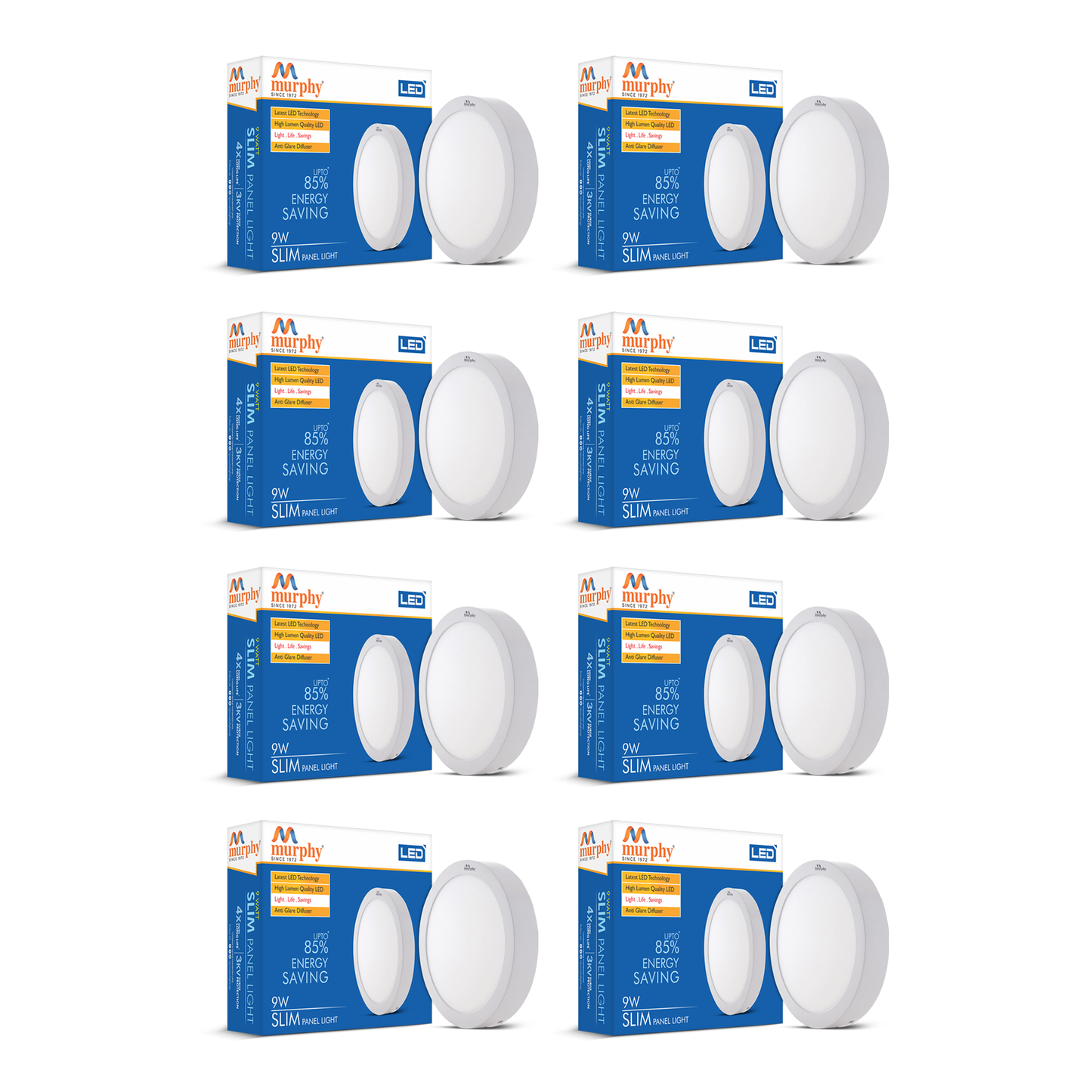 Murphy 9W Slim Round Surface Panel Light