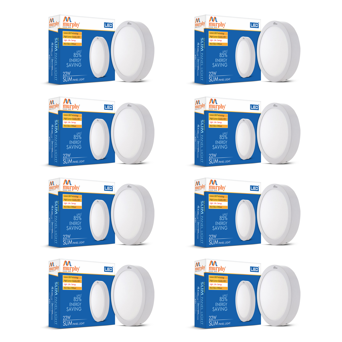Murphy 22W Slim Round Surface Panel Light