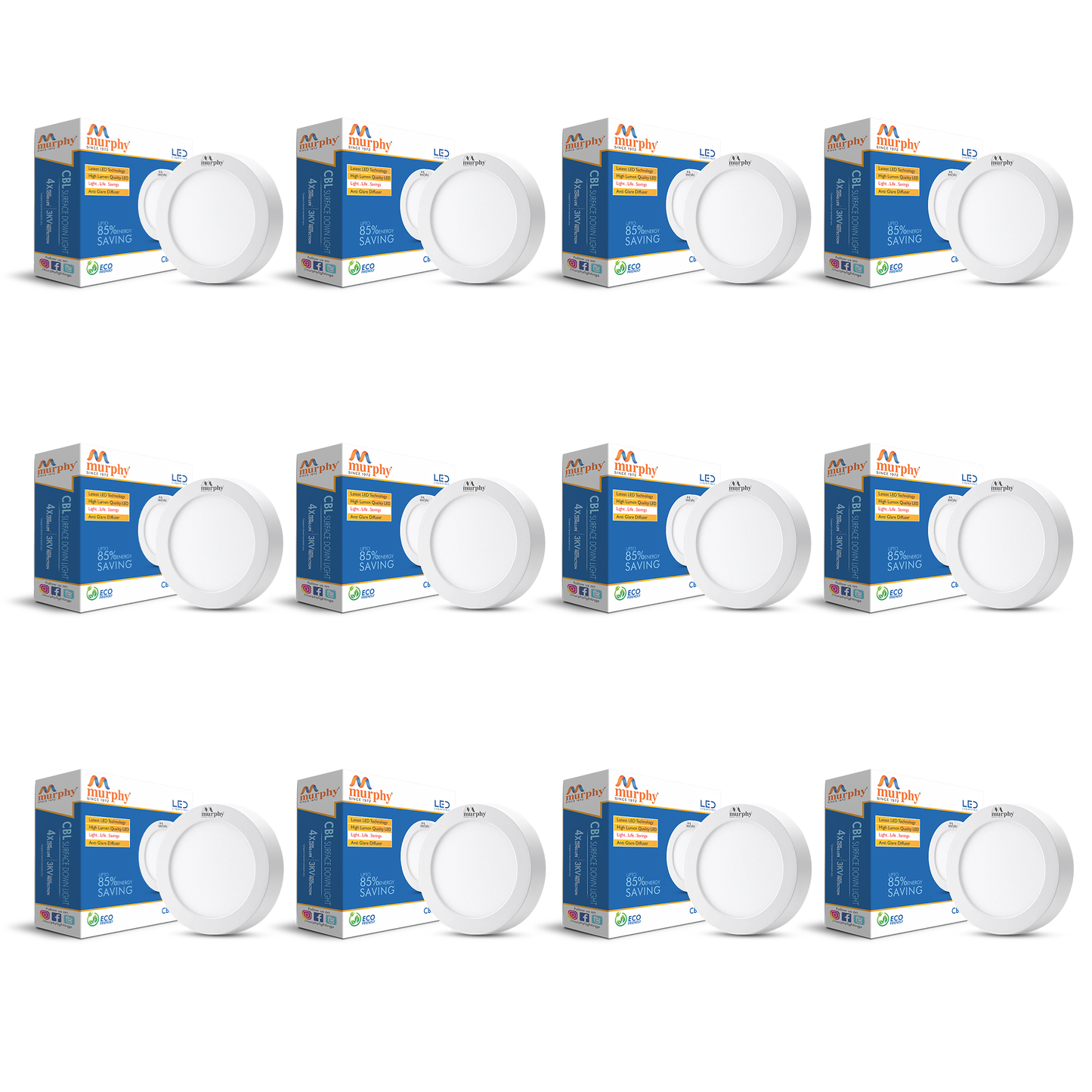 Murphy 15W CBL LED Surface Down Light