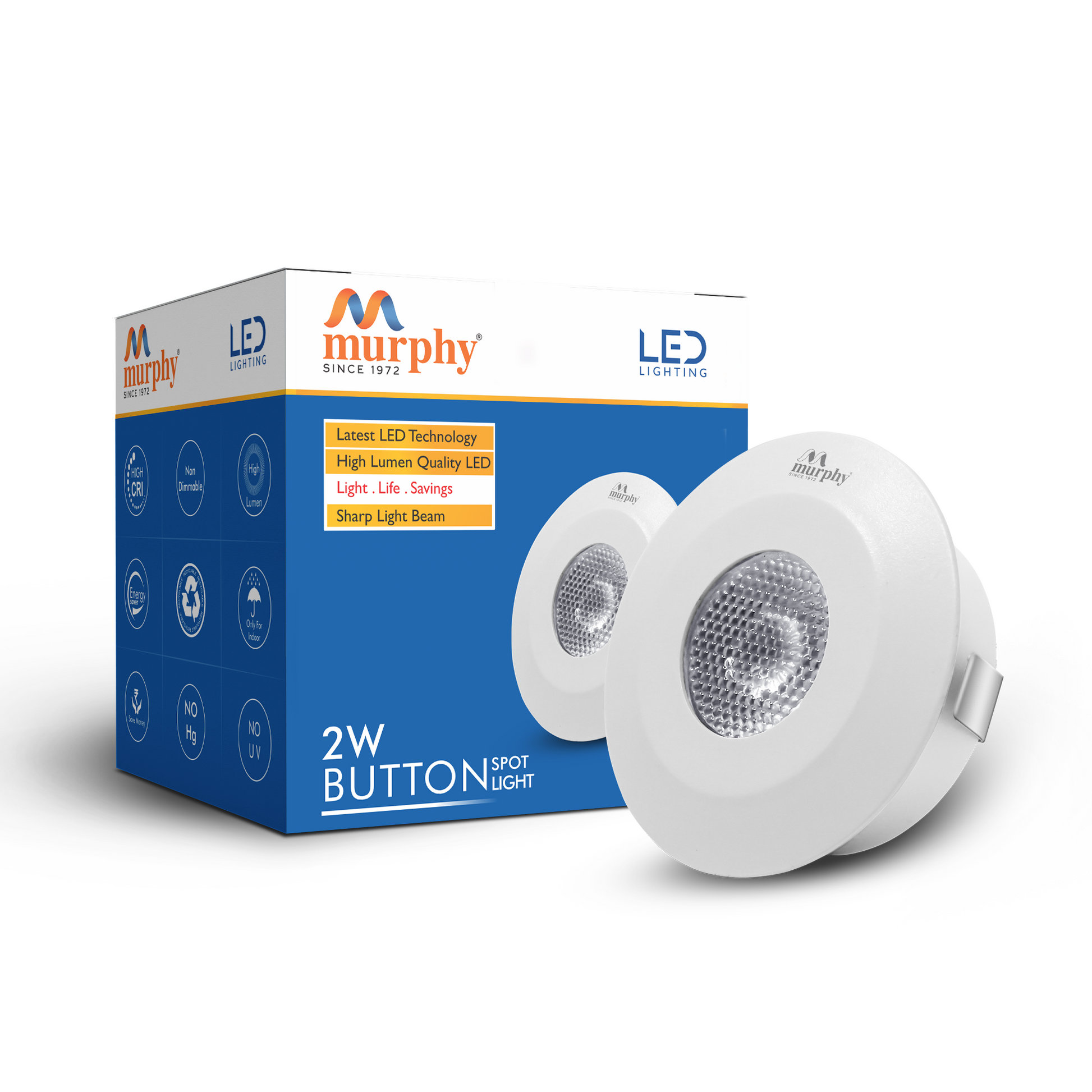 Murphy 2W Button Spot Light