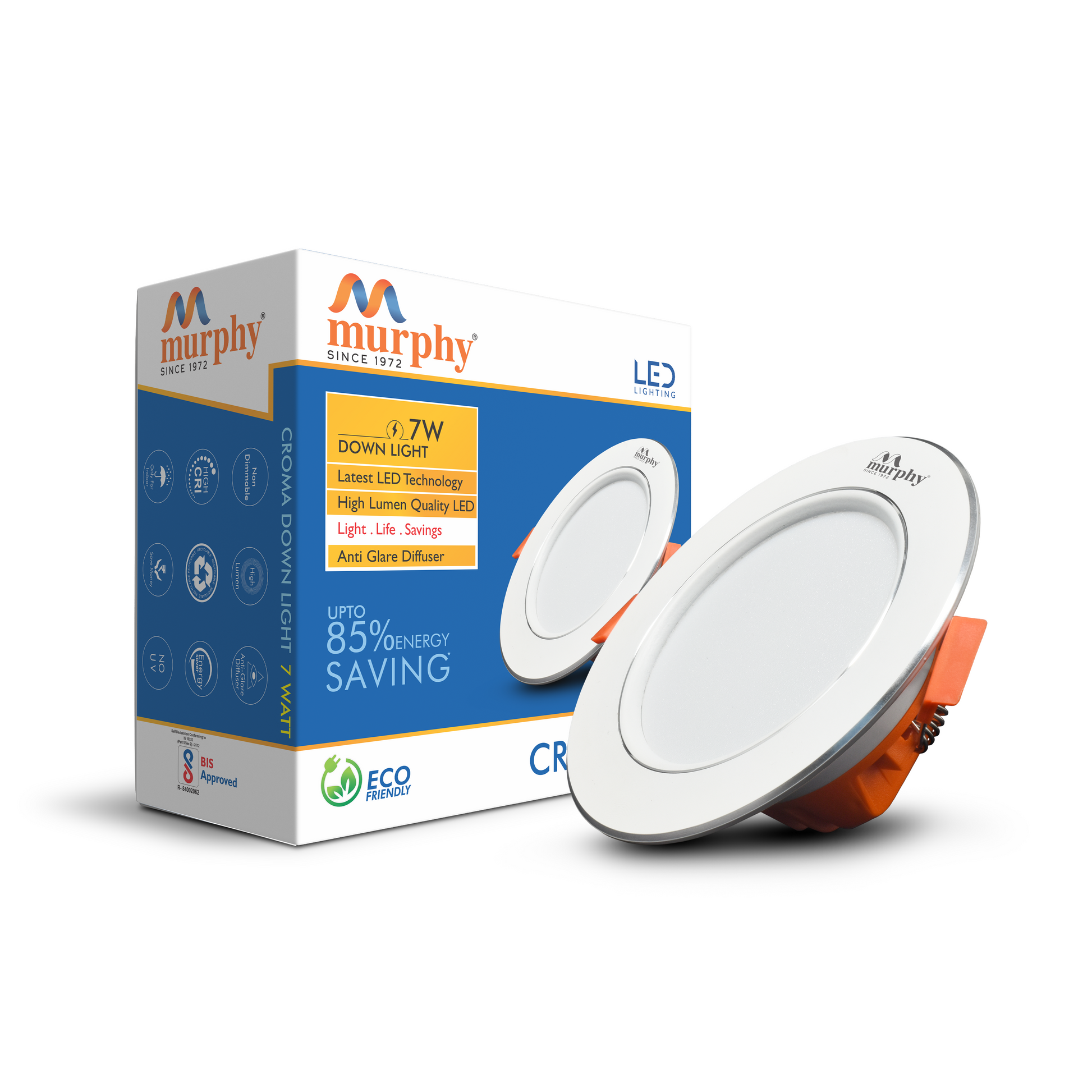 Murphy 7W Croma LED Concealed Box Down Light