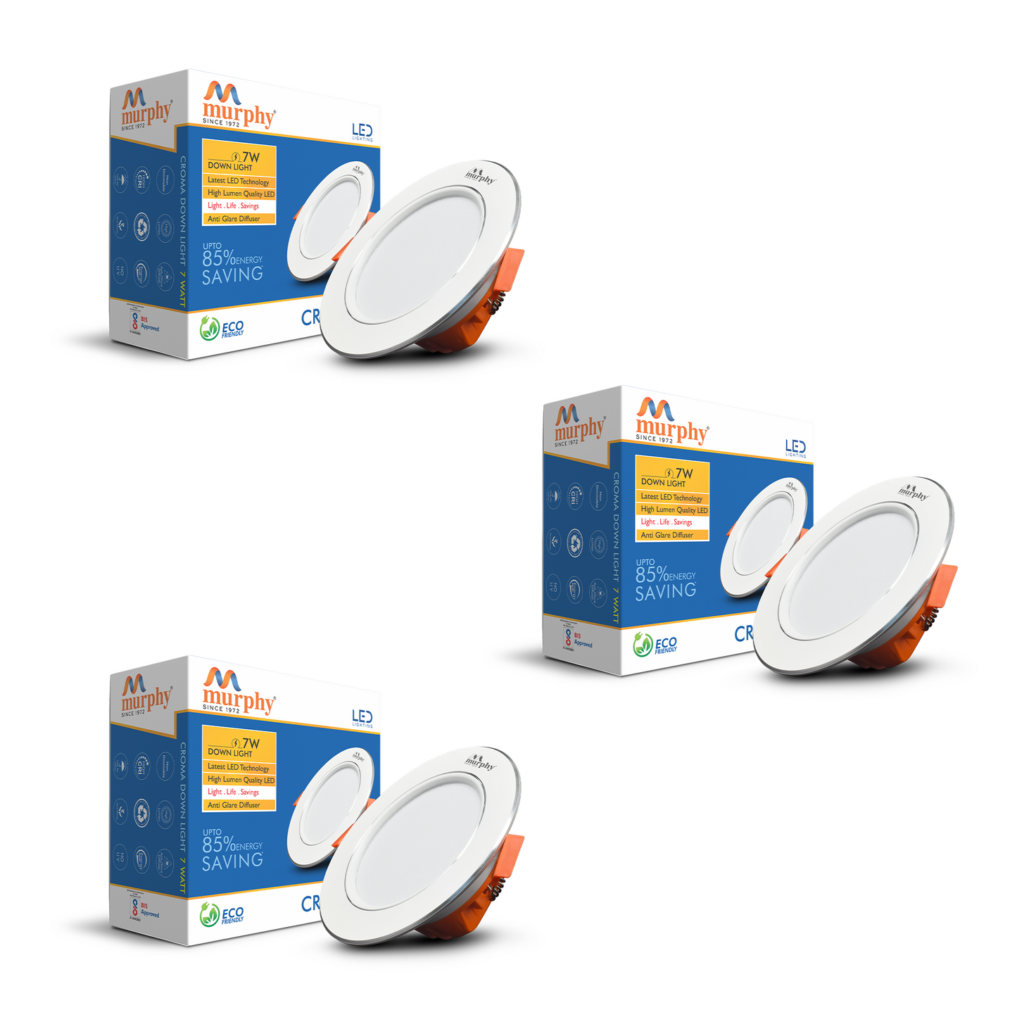 Murphy 7W Croma LED Concealed Box Down Light