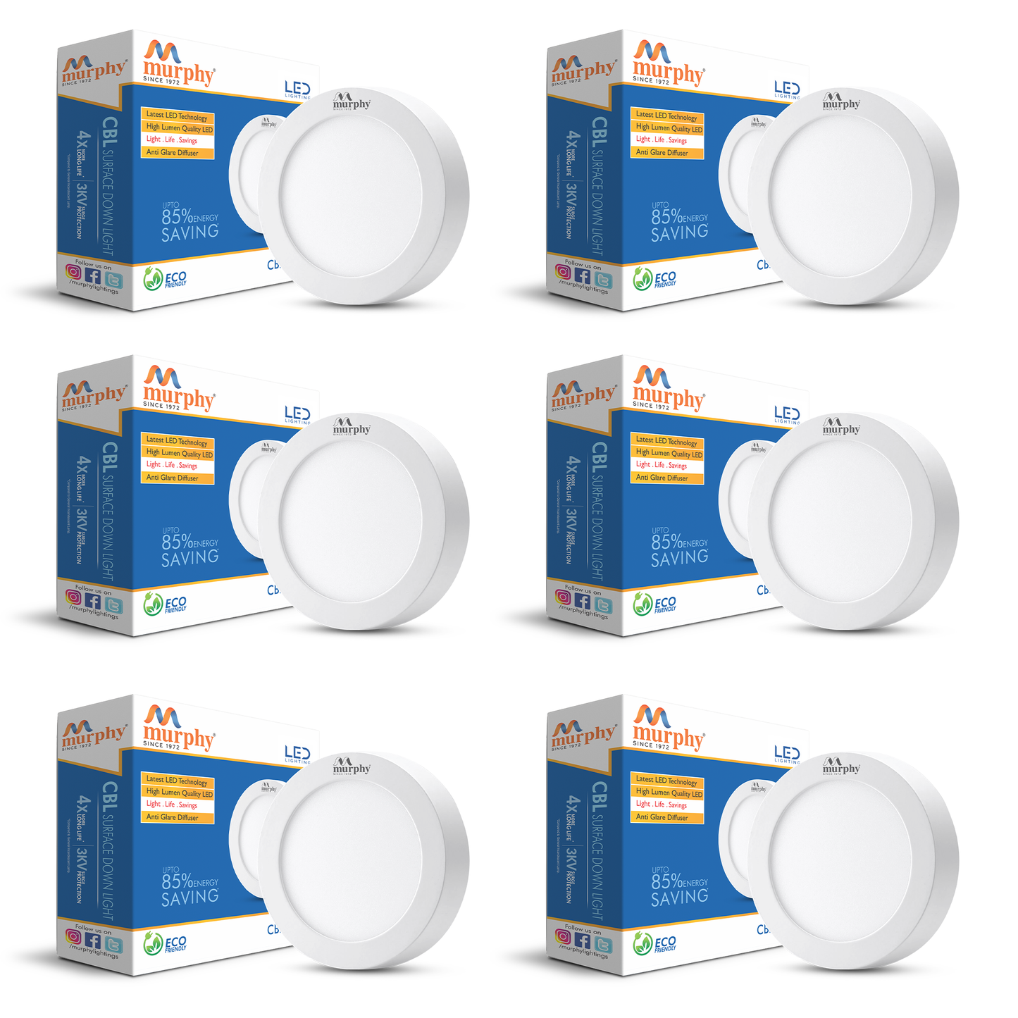 Murphy 15W CBL LED Surface Down Light